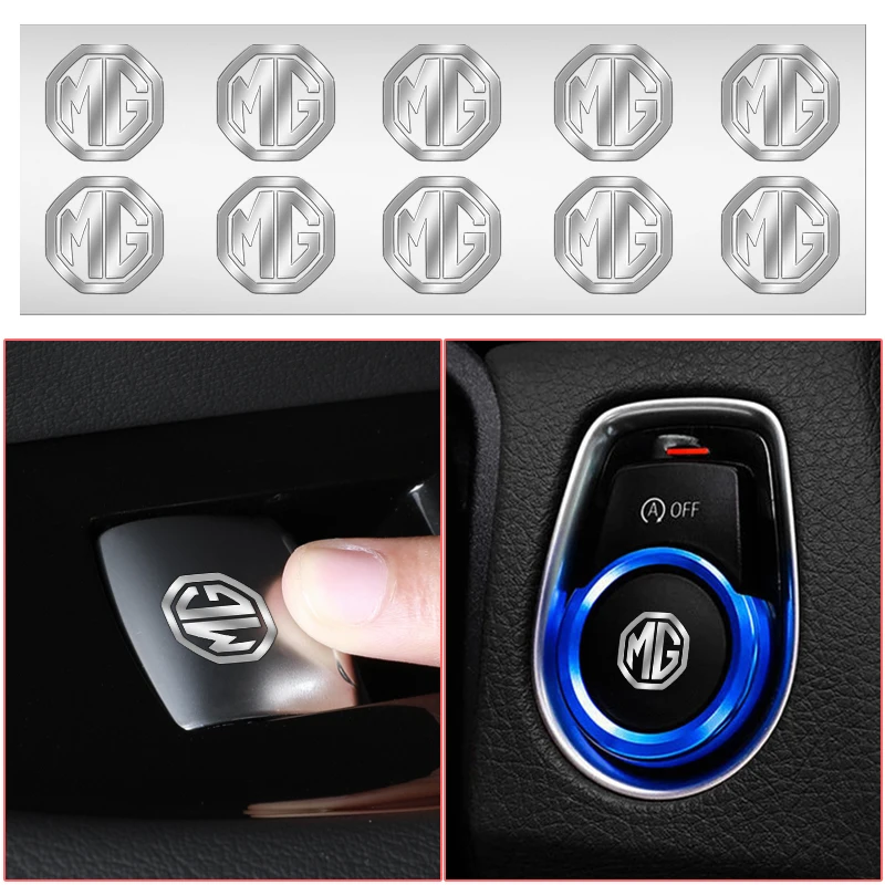 

Car Window Switch One-Button Start Key Sticker Decal For Morris Garages MG Gundam TF HS ZS N5 ZR GS Scale Jegan Gelgoog Zeta RX5