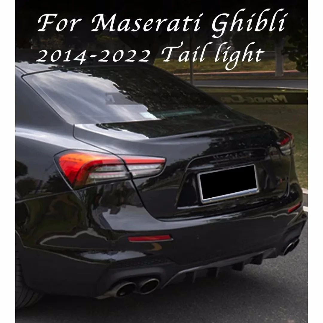 Светодиодный задний фонарь для Maserati Ghibli 2014-2022 обновленный в сборе DRL указатель