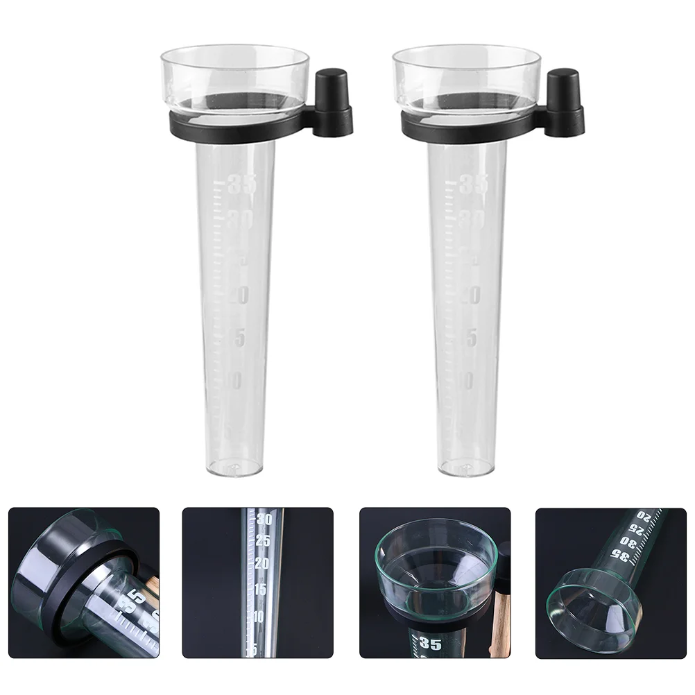

Rain Gauge Tube Test Replacementtubes Bottomed Outdoorsfor Flat Scale Garden Outdoor Water Measurer Meter Mount Accurate Home
