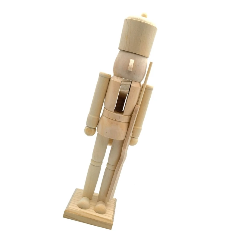 Рождественские деревянные щелкунчики чтобы раскрасить себя поделки пустая