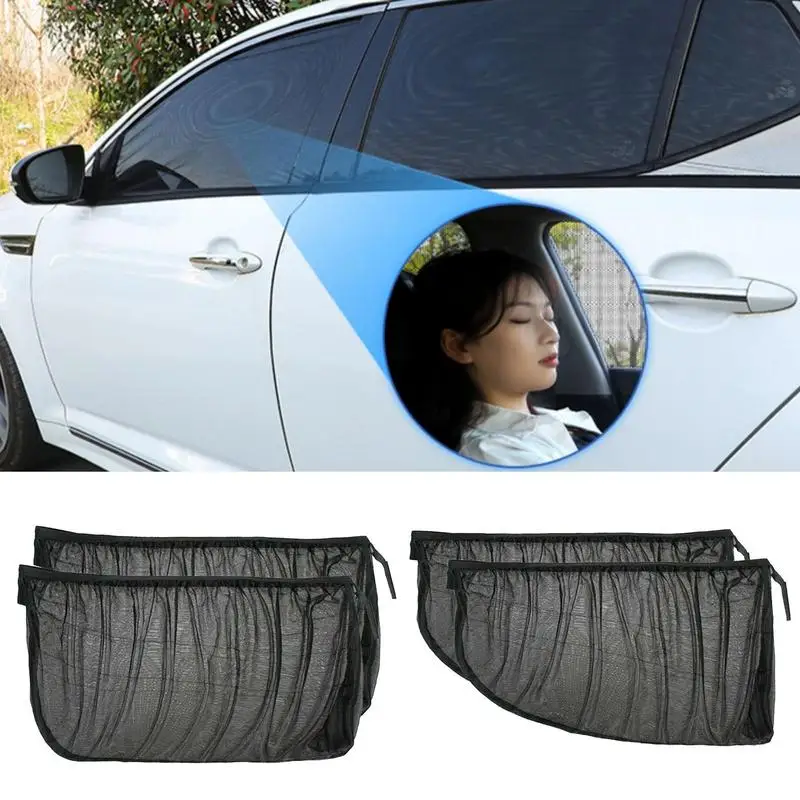 

Оконный экран для боковых окон автомобиля, солнцезащитные очки для транспортных средств, дышащая сетка для окна автомобиля, защита для окон, уличные автомобильные аксессуары для кемпинга