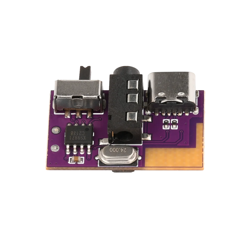 Фото DC3.5V-5V 5W Моно аудиоусилитель Плата декодирования Bluetooth поддерживает пару TWS TYPE-C №4