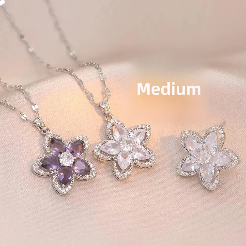 Женские трансграничные европейские и американские циркониевые пятилепестковые