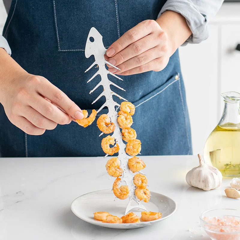 Нержавеющая сталь Fishbone веревка для барбекю бытовые кухонные инструменты новый