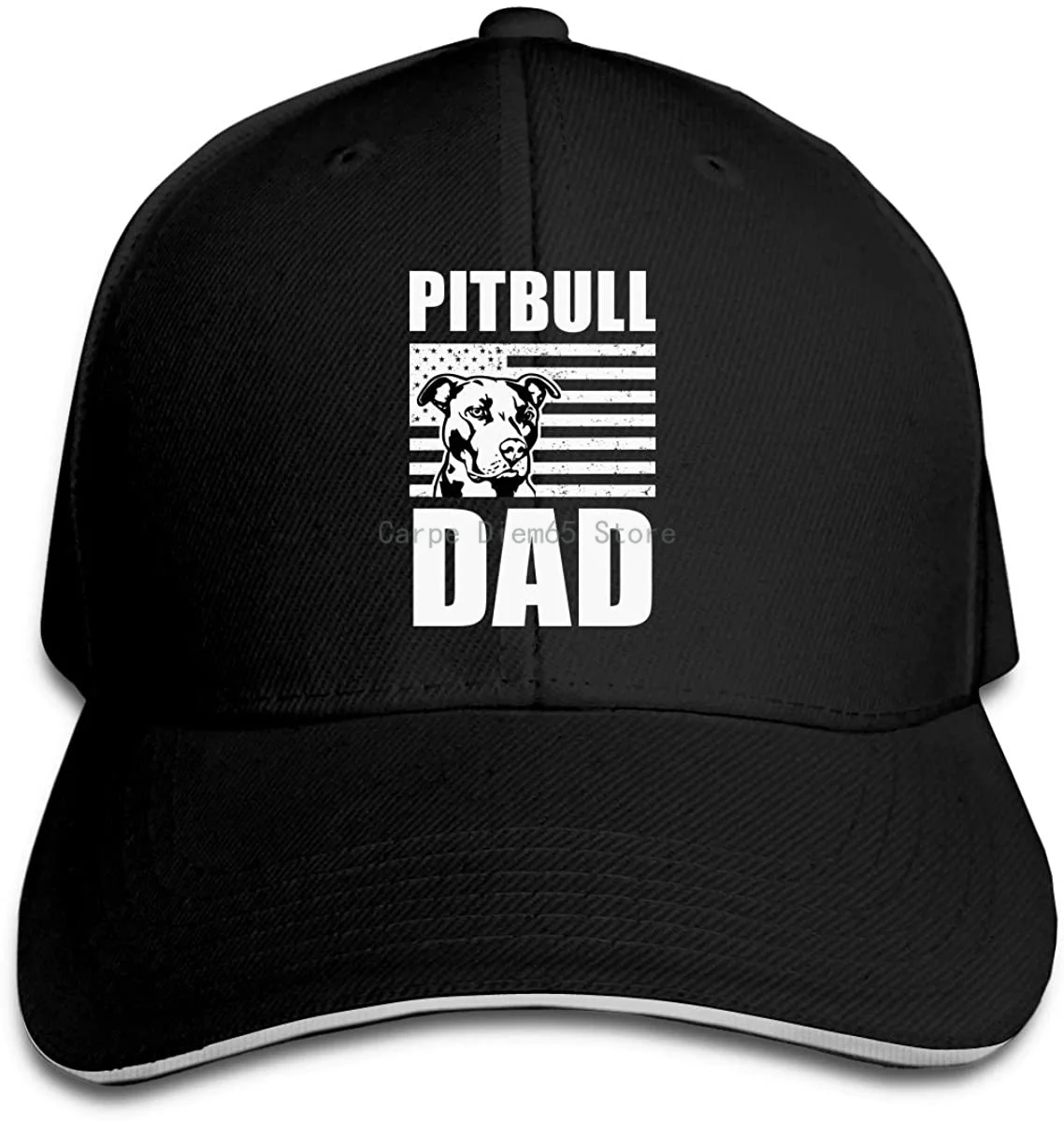 

Регулируемая шляпа в виде сэндвича с рисунком собаки Proud Pitbull Dog