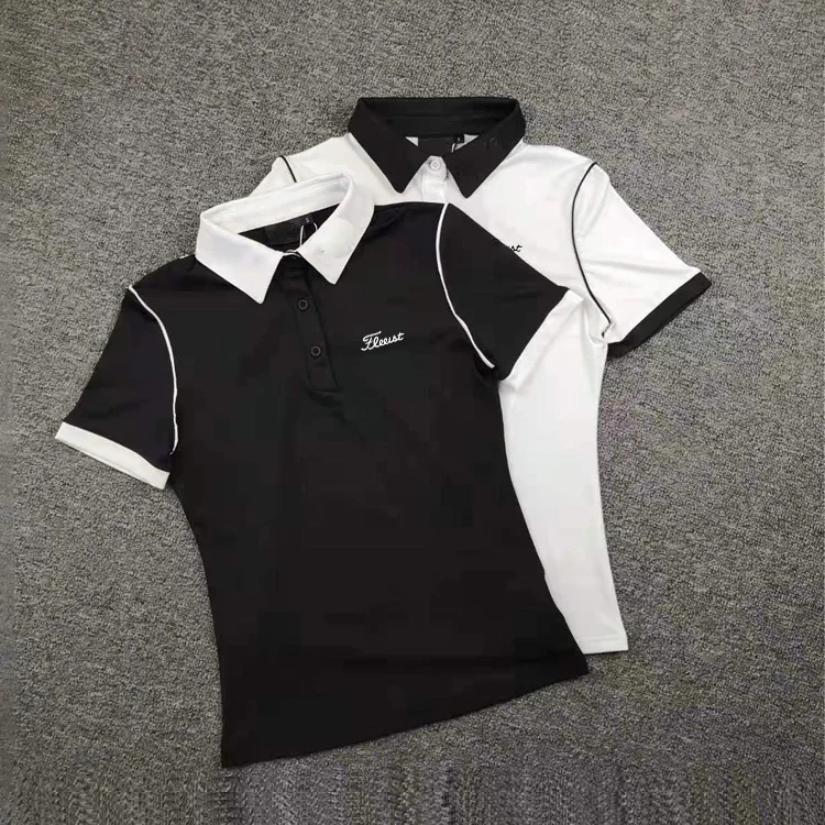 

Golf T-shirt Sports Golf Polo Shirts for Women Summer Quick Drying Leisure Breathable Wear Ladies Clothing Sportswear