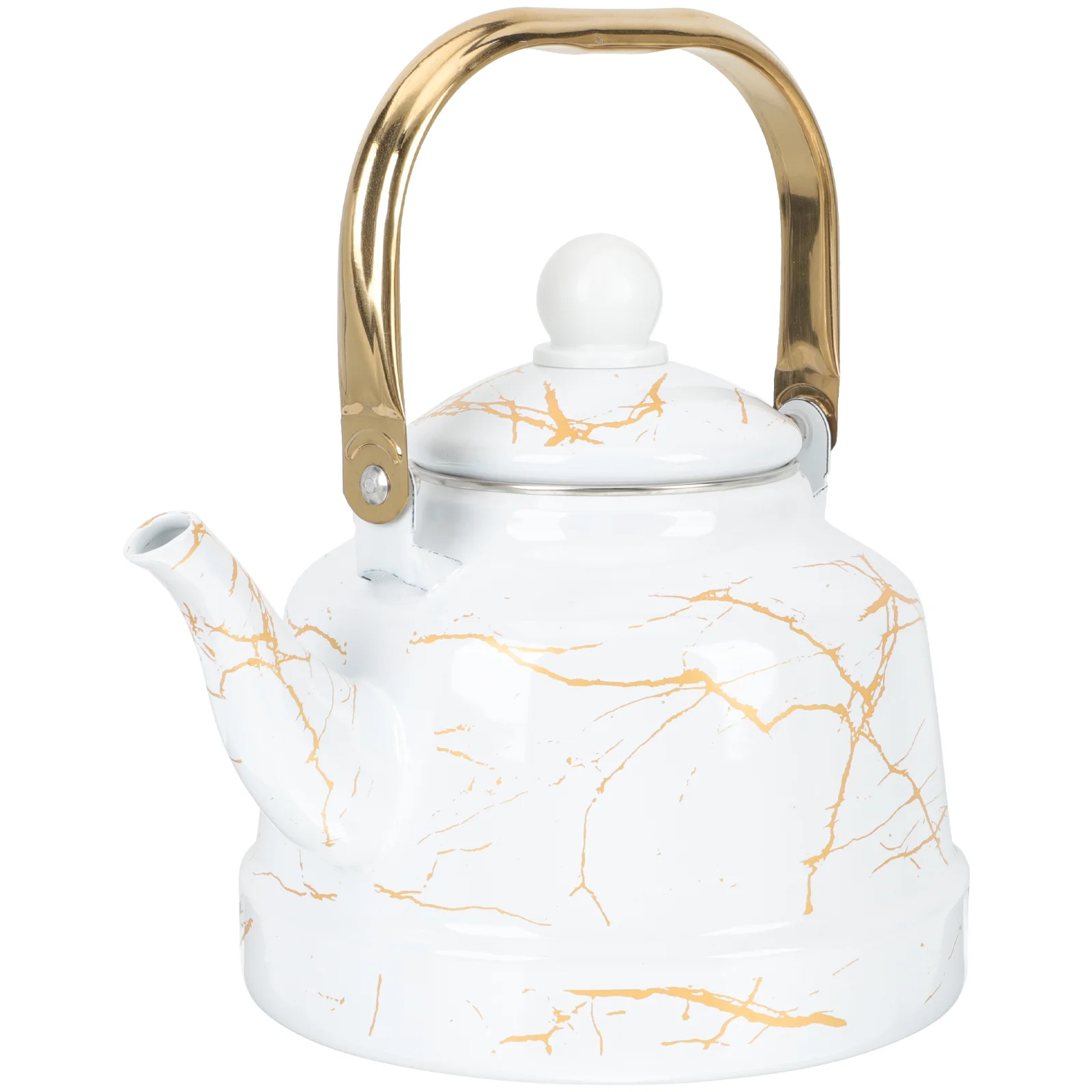 

Kettle Tea Teapot Ceramic Pot Stovetop Water Enamel Coffee Vintage Hot Enameled Porcelain Whistling Kettlesstovecamping Teapots