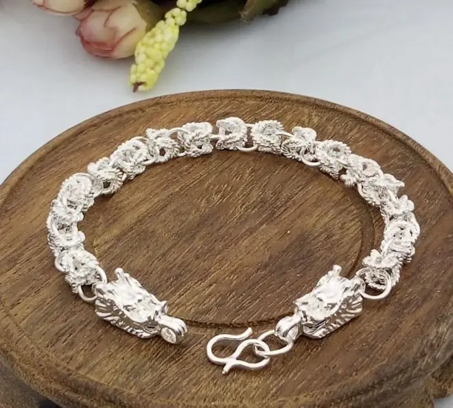 

ANGLANG Elegant Women Fashion Charm Bracelets with Dragon Design Adjustable Chain Bracelet Wedding Jewelry Accessories