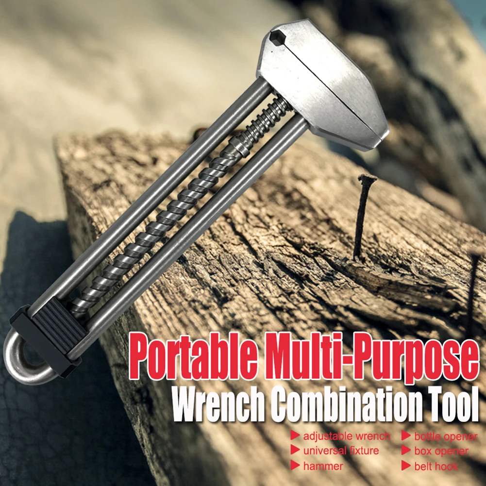 

Многофункциональный регулируемый ручной гаечный ключ из нержавеющей стали