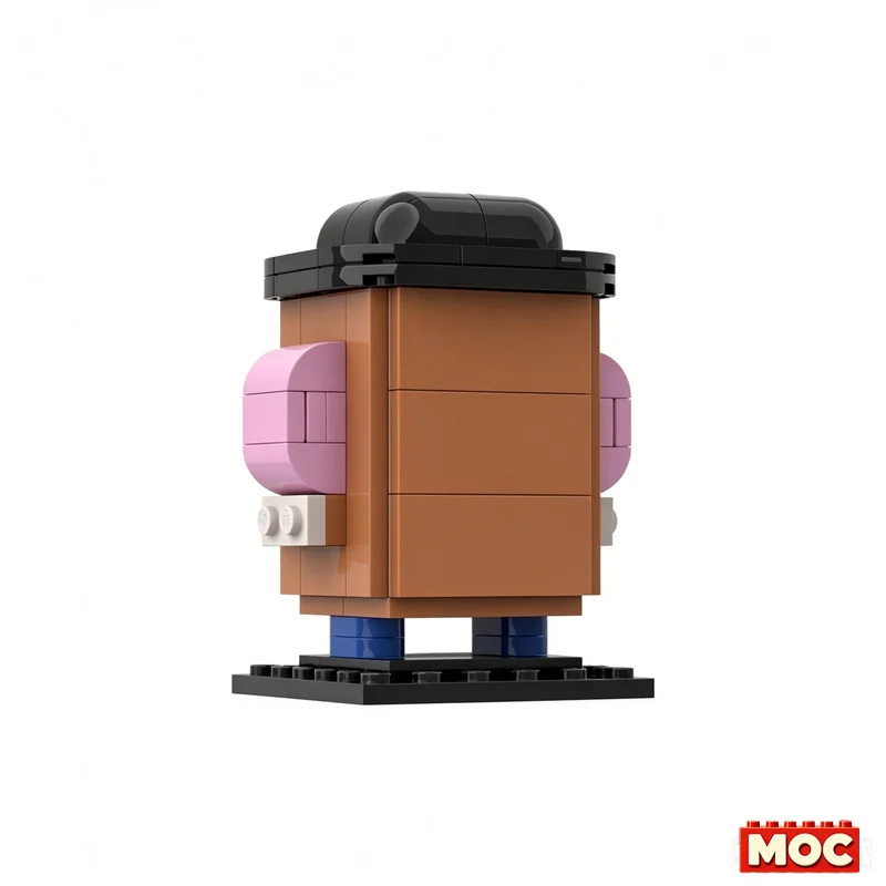 104 детали MOC: Модель персонажа Мистер Картофельная Голова, креативный конструктор, развивающая игрушка для самостоятельной сборки, подарок на день рождения для мальчиков (art.: 3920daade6bc4) - 3920daade6bc4