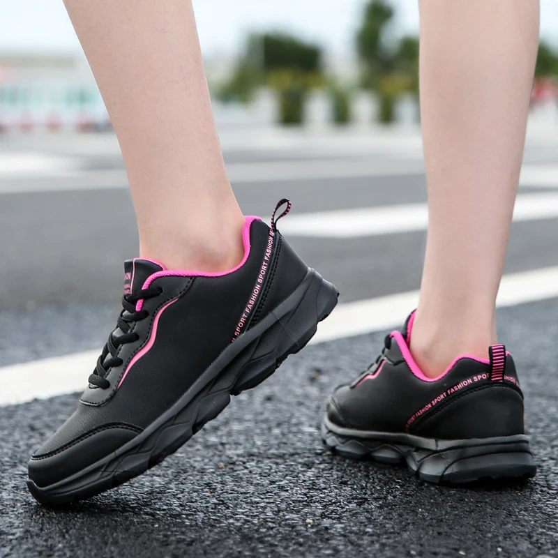 Xiaomi SALUDAS Women's Sneakers Waterproof Luxury Leather Shoes Light Breathable Running Sneakers Outdoor Sports Shoes Women