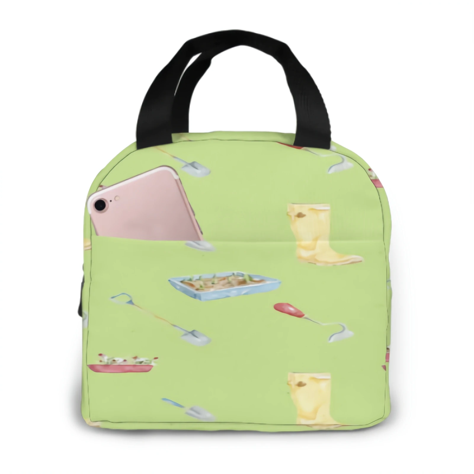 

Сельскохозяйственные и фермерские ланч-пакеты для женщин, герметичный изолированный цветочный Ланч-бокс с регулируемым плечевым ремнем, м...