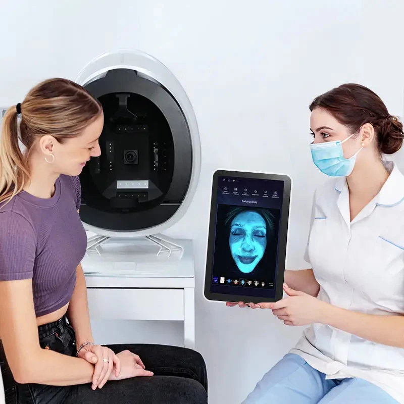 Ultra Clear Digital Bitmoji лицевой сканер SkinAnalysis 3D цифровой сканирующий анализатор