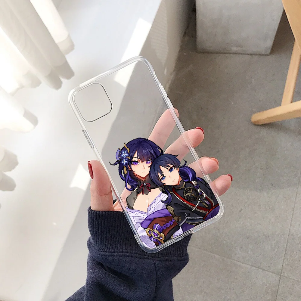 Чехол для телефона Genshin Impact Scaramouche Huawei P Mate P10 P20 P30 P40 10 20 Smart Z Pro Lite 2019 прозрачный