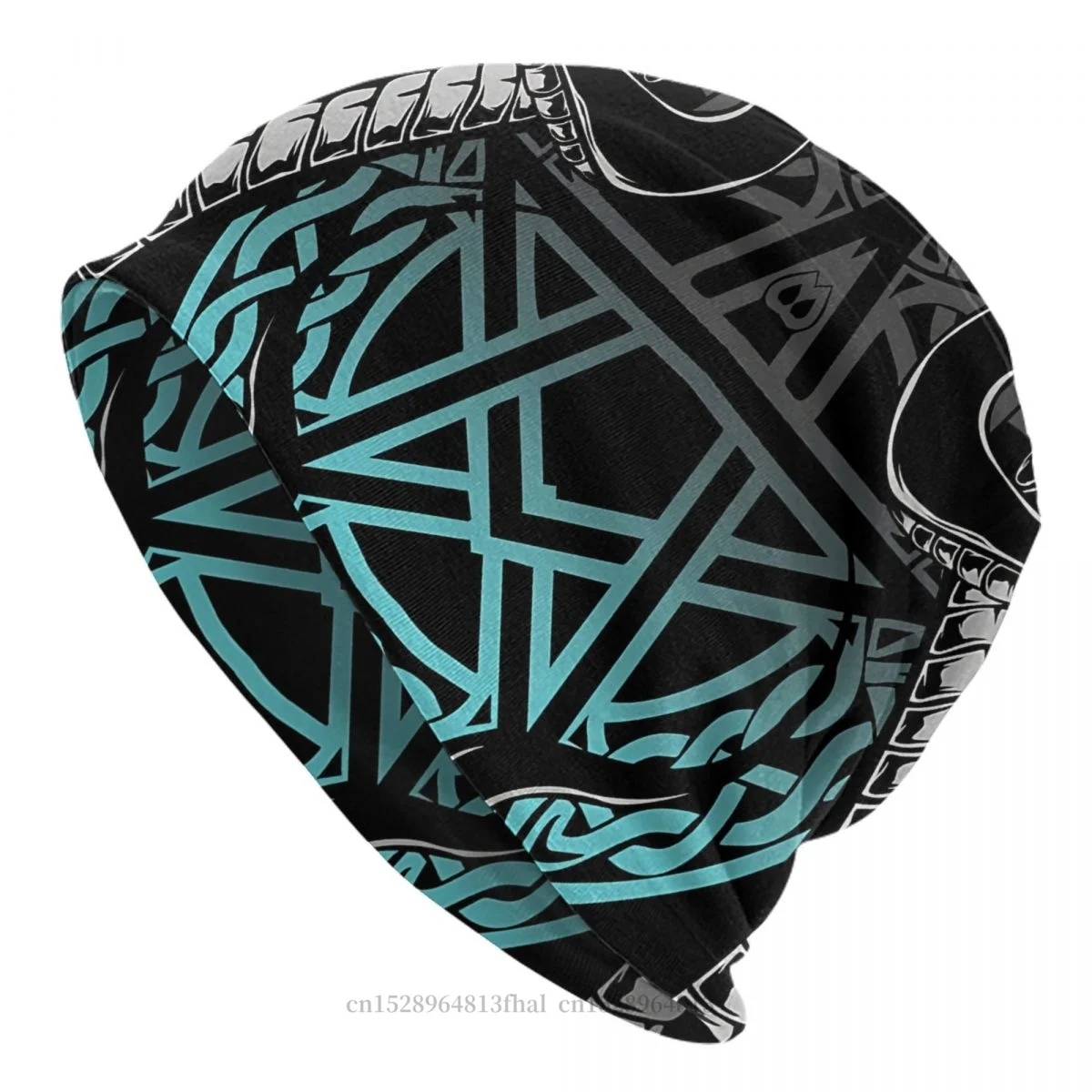 

Bonnet Hats Men Women's Thin Hat Wiccan Pentagram Surrounded By Vipers And Magic Symbols Warm Cap Hip Hop Skullies Beanies Caps