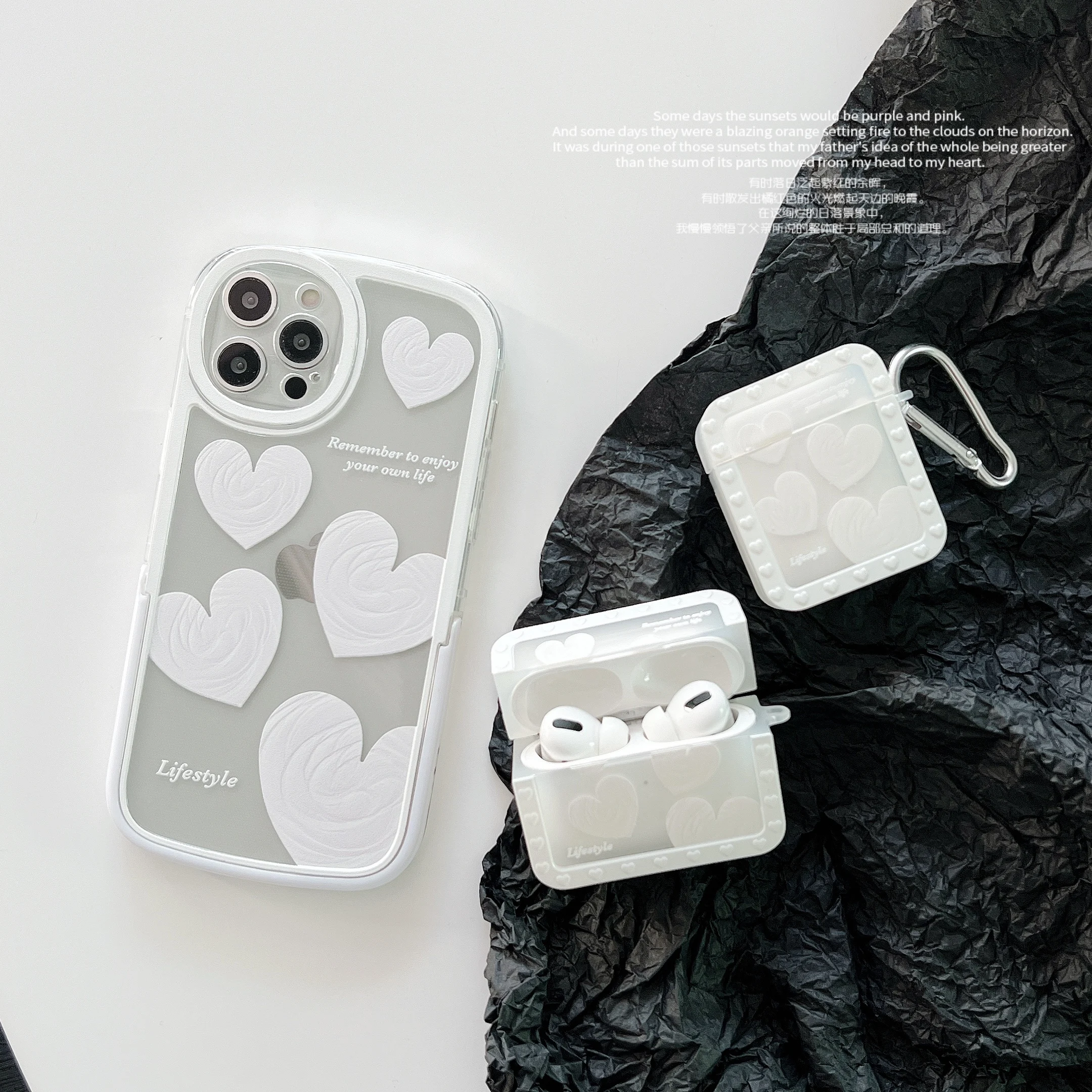 

Чехол для наушников Apple Airpods 3 2 1 Pro, силиконовый чехол с милым любящим сердцем, модная зарядная коробка для наушников Airpods Pro