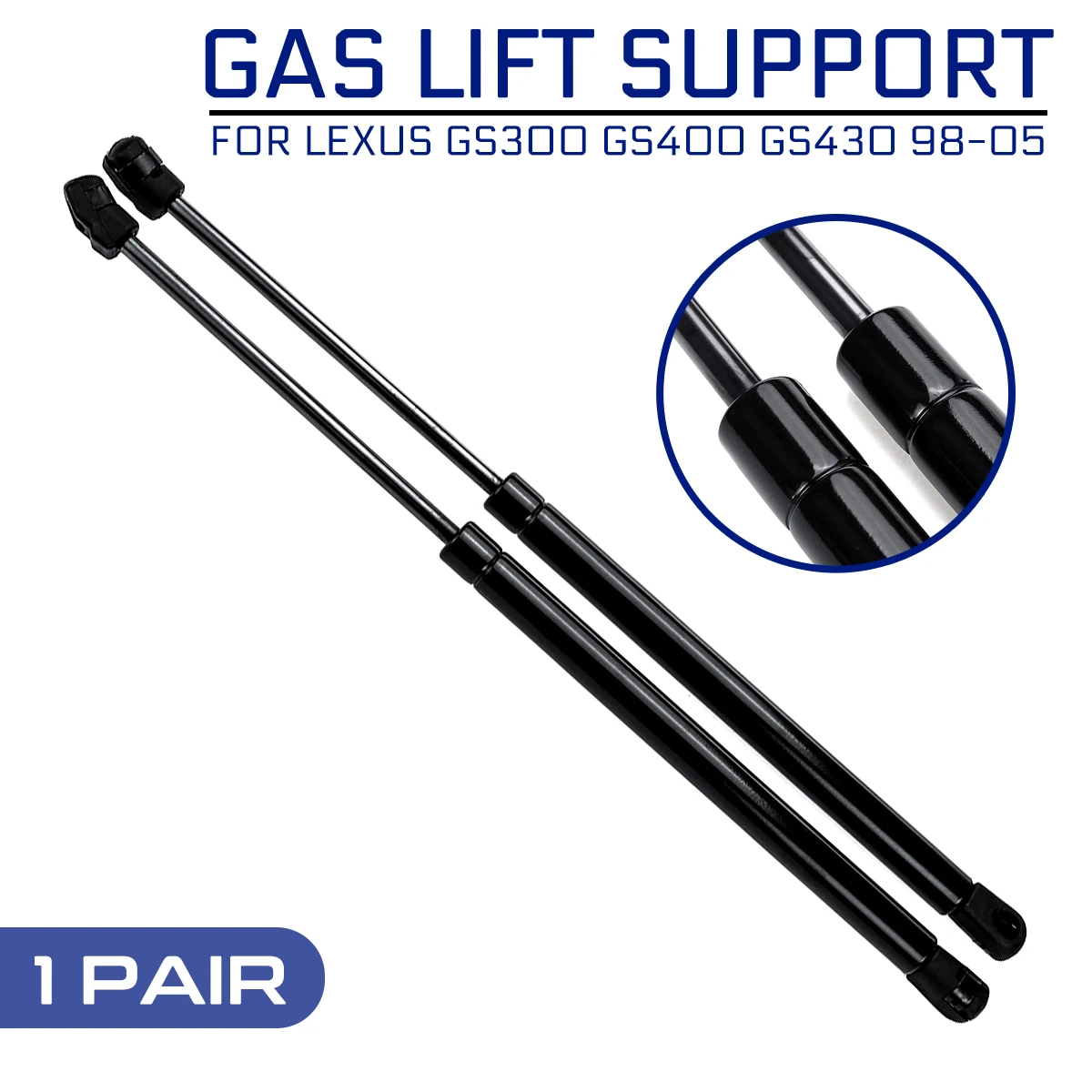 

For Lexus GS300 GS400 GS430 98-05 Sedan Front Engine Cover Refit Bonnet Hood Gas Shock Lift Strut Bars Support Rod