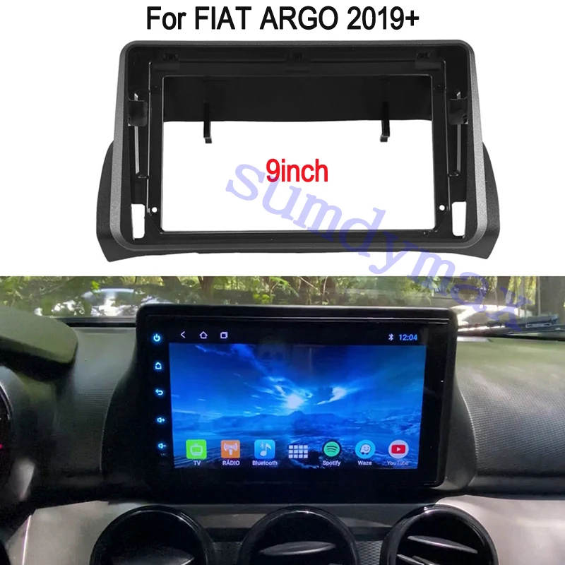 2 Din 9-дюймовый автомобильный радиоприемник установка DVD GPS Mp5 пластиковая рамка