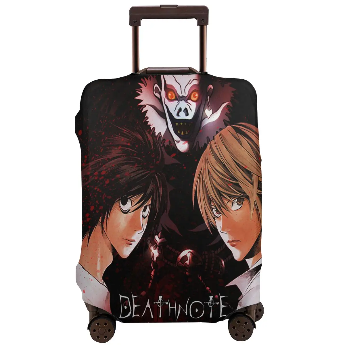 

Death Note Travel Luggage Protective Case Washable Suitcase Luggage Cover Elastic Dust Case Polyester Baggage For 18''-32''