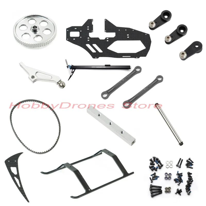 

Fly wing RC Helicopter FW450 V2 Spare parts Main gear Main Rotor Housing Control Arm Set Main shaft