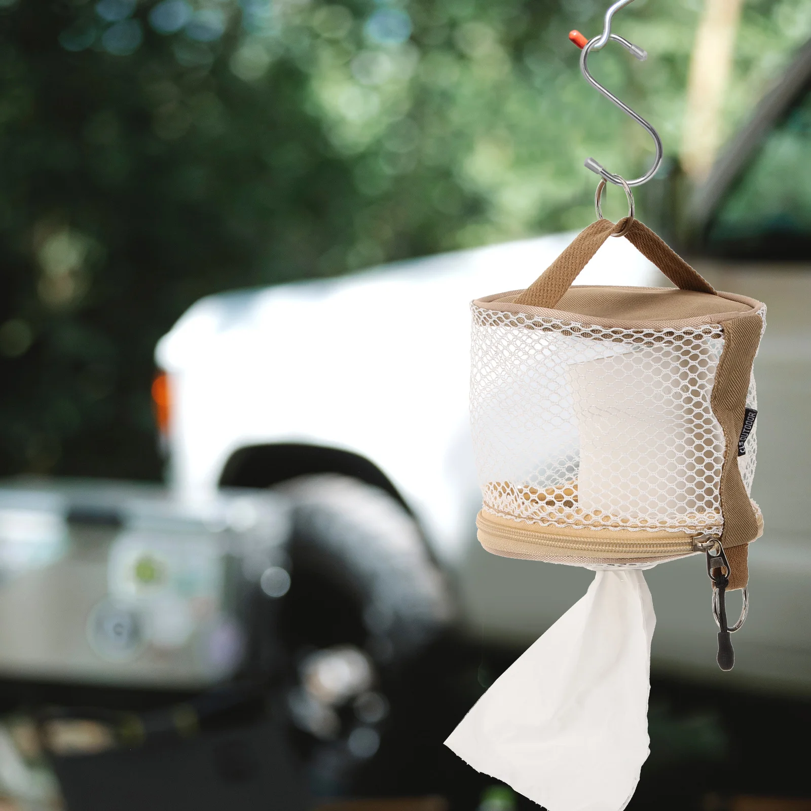 

Toilet Paper Holder Stand Tissue Storage Box Case Travel Portable Camping Towel