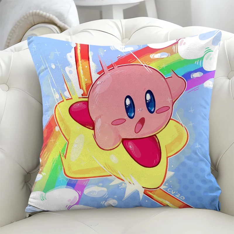 

K-kirbies Bed Pillowcases 45x45 Cushions Covers for Pillows Double-sided Printing Pillowcase 45*45 Decoration Living Room Sofa