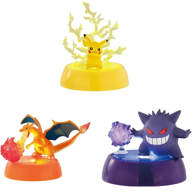 

Покемон навыки спецэффекты светильник гасяпон Charizard Pikachu украшения эльф Фигурки игрушки хобби экшн-фигурки праздничный подарок