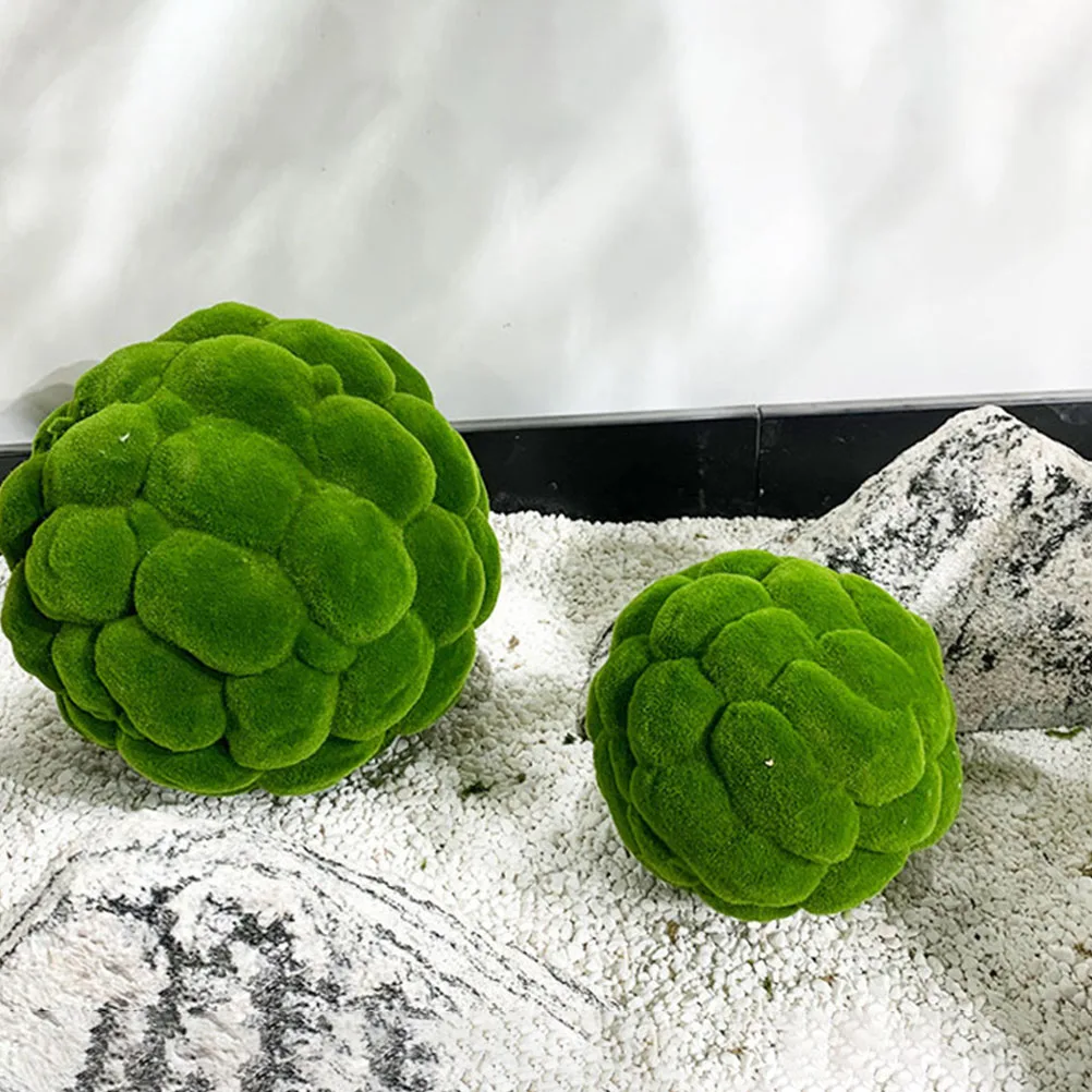 Флокированные украшения из искусственного мха украшение в виде шарика шарики
