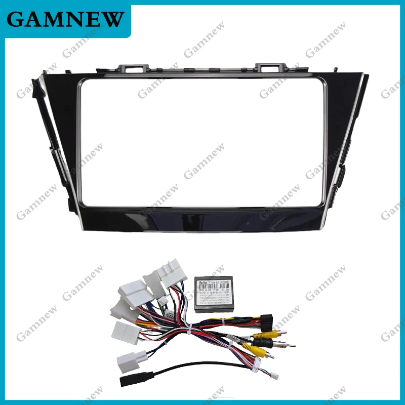 

9 Inch Car Fascia Radio Panel for TOYOTA PRIUS A, PRIUS+, PRIUS V 2014+ (RHD) Dash Kit Facia Console Bezel Adapter Plate