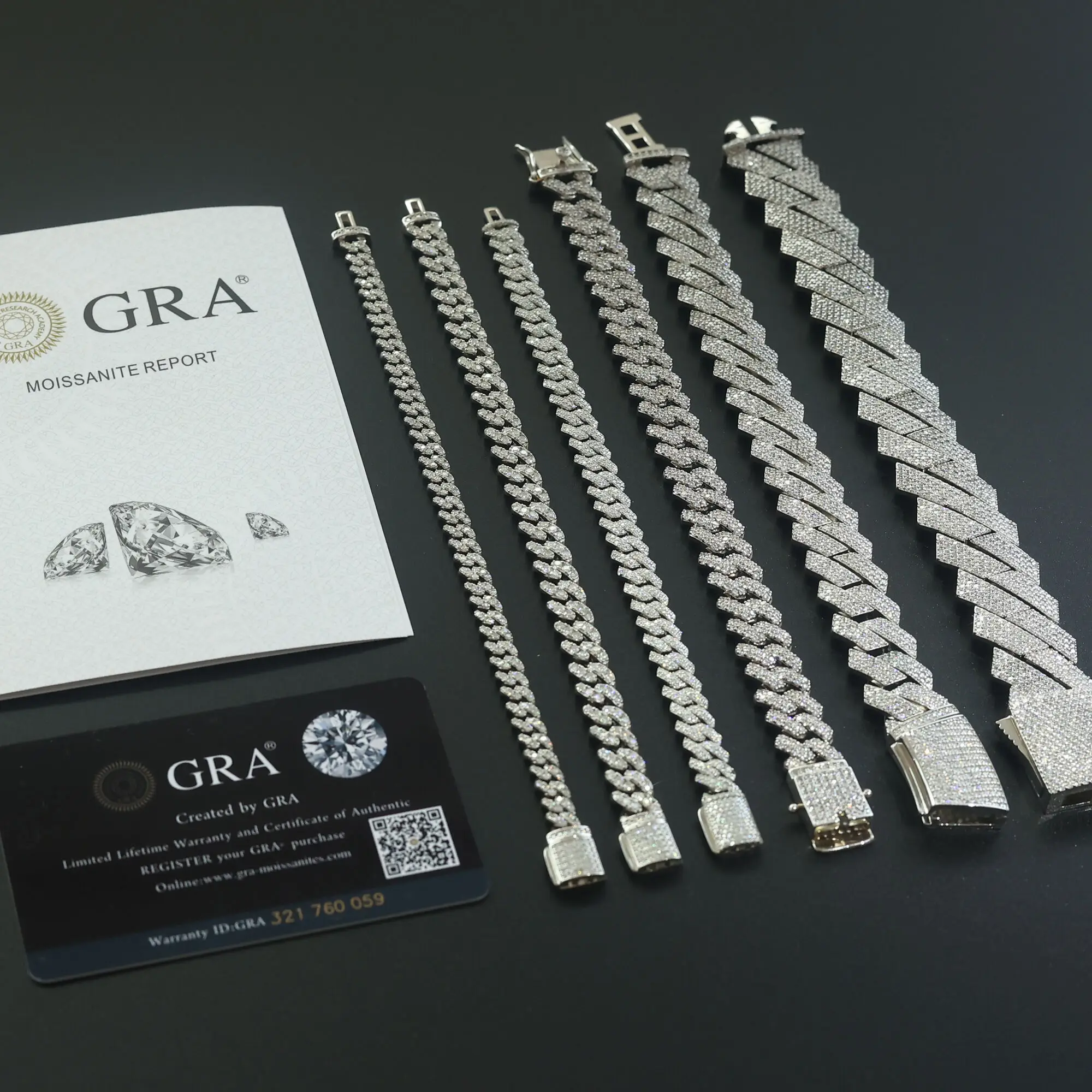 Готовый к отправке 6/8/10/15 мм стерлингового серебра 925 пробы Vvs Муассанит Мужчины