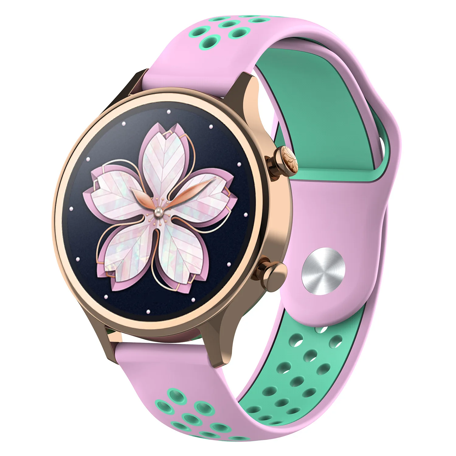 double colour Silicone Strap for Garmin Vivoactive 4 4s Venu 2s Bracelet Wrist Band Sport Correa for Forerunner 55 158 245M 645