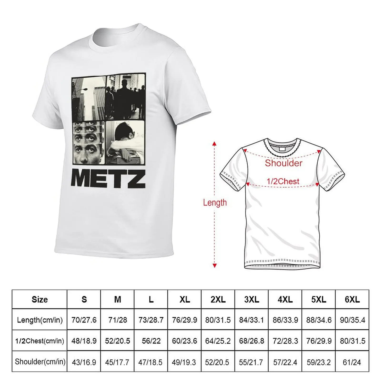 Фото Футболка Metz, мужские футболки с графическим рисунком, футболки G Man для мужчин, футболка с изображением аниме, футболка №2