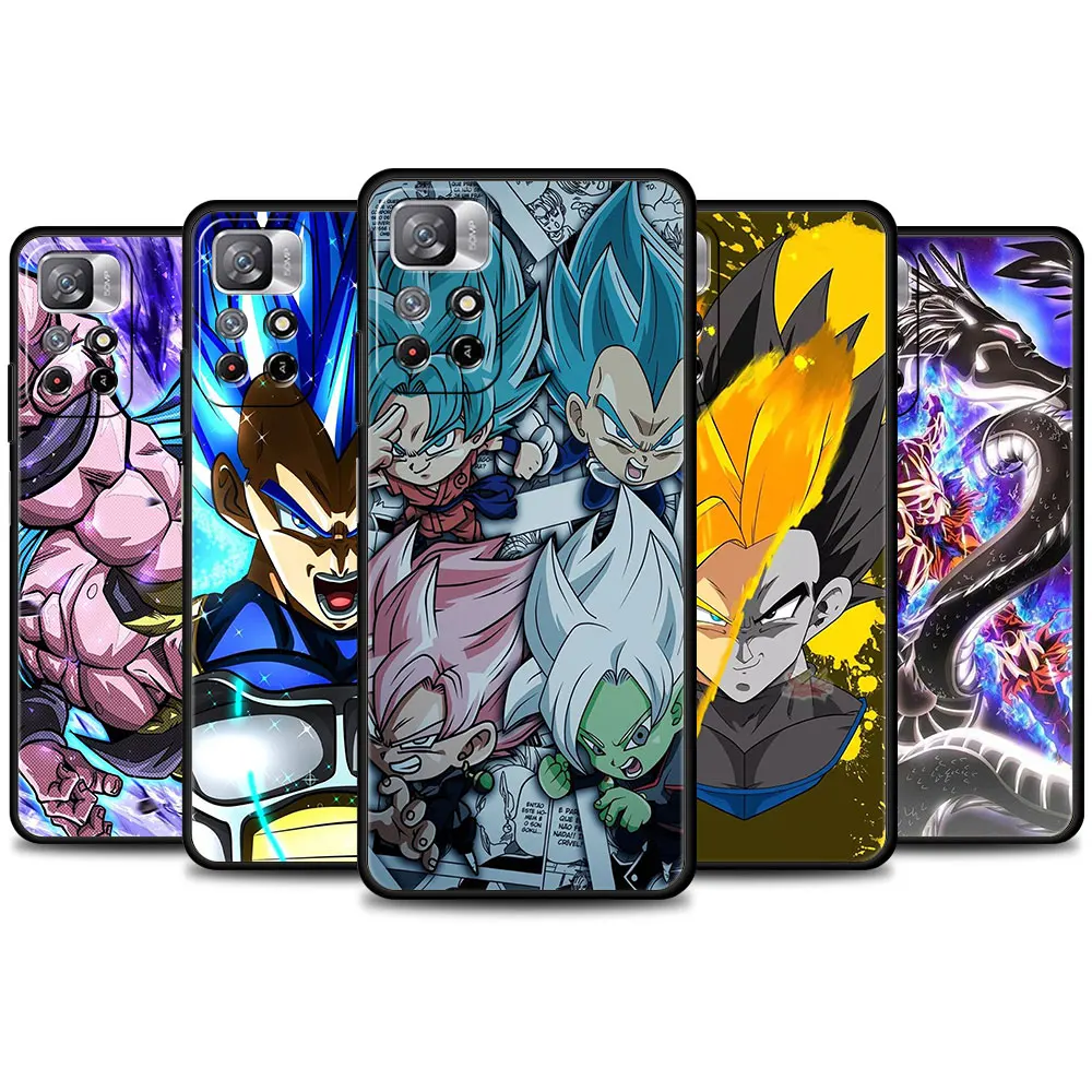 Чехол для Xiaomi Redmi Note 9S 9 10 8 11 Pro Plus 7 8T 9T 11T задняя крышка телефона 9C K40 9A 7A чехол Dragon Ball