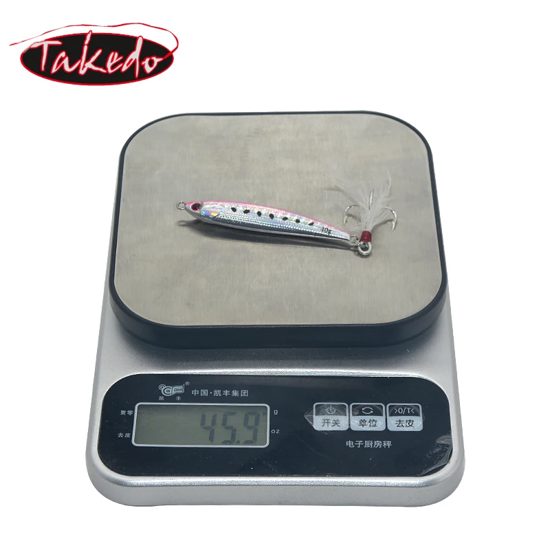 TAKEDO Ложка для морской рыбалки 20г 40г 60г