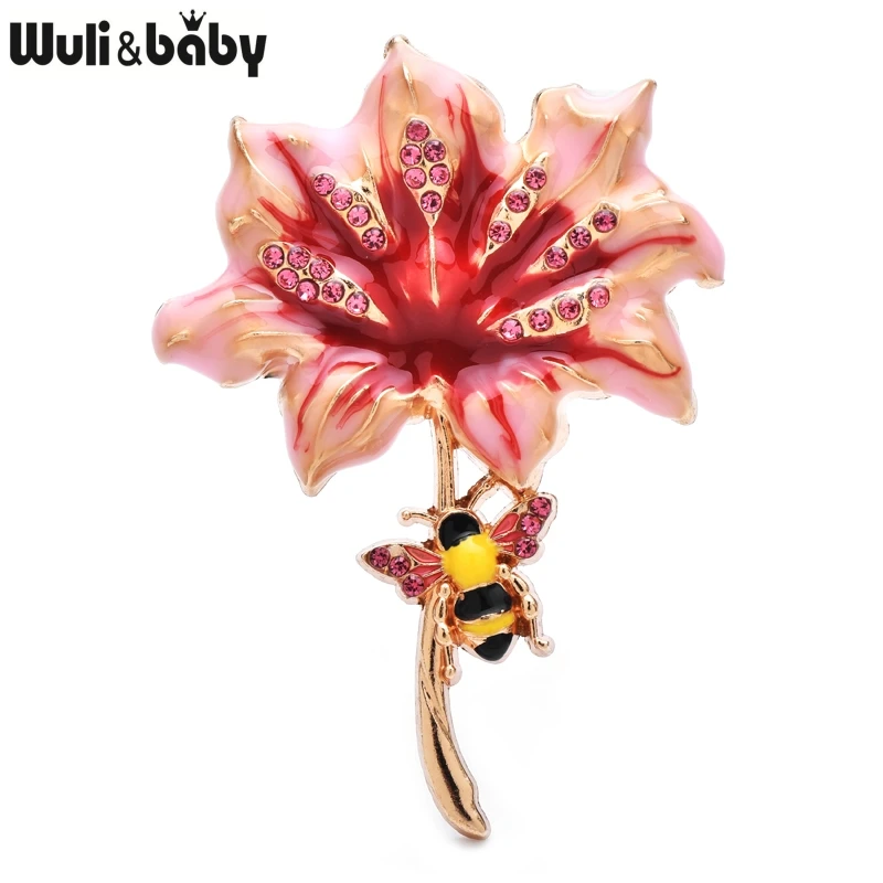 Эмалированные броши Wuli&ampbaby с пчелой цвет в ассортименте