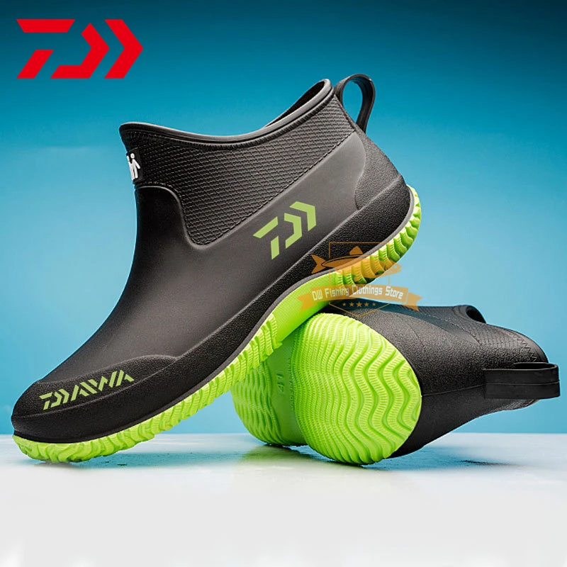 

Водонепроницаемая обувь для рыбалки для мужчин и женщин, уличная спортивная Нескользящая походная обувь Shaxi, резиновые сапоги от дождя для ...