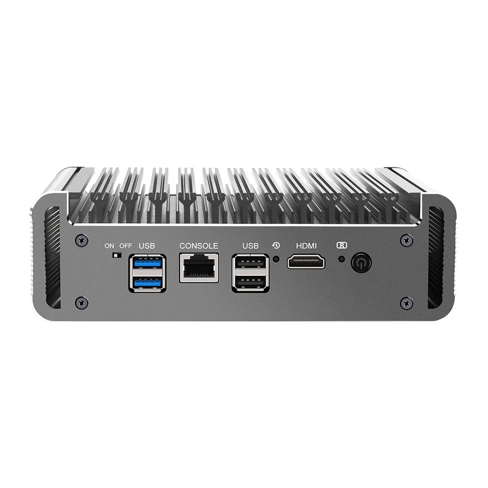 12th Gen Firewall Router Intel Celeron J6413 J6412 Fanless Mini PC 6x Intel i226-V 2.5G Soft Router VPN Server OPNsense ESXi images - 6