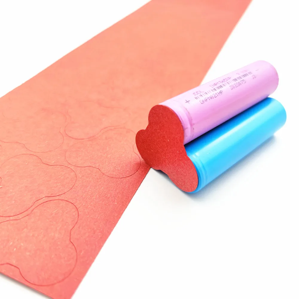 

3S 3P 18650 Li-ion Battery Insulation Gasket Barley Paper Battery Pack Cell Insulating Red Fish Electrode Insulated Pads 36set