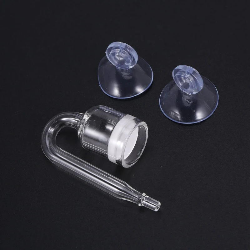 

ABSF 3X Aquarium Fish Tank CO2 Diffuser Carbon Dioxide Reactor With Ceramic Disc + 6 Suckers