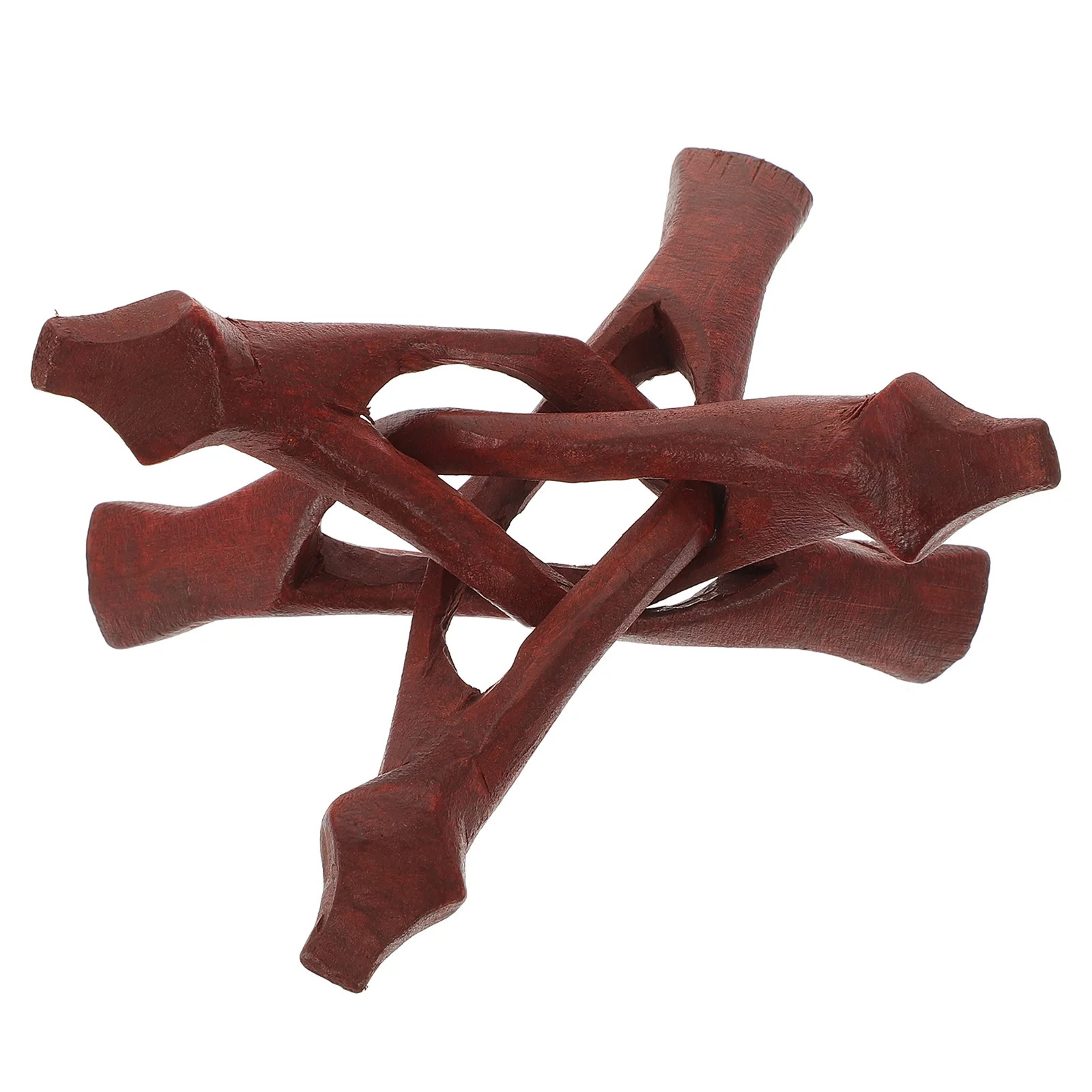 

Abalone Shell Holder Snake Shape Tripod Solid Wood Display Rack Wooden Stand Home Decoration