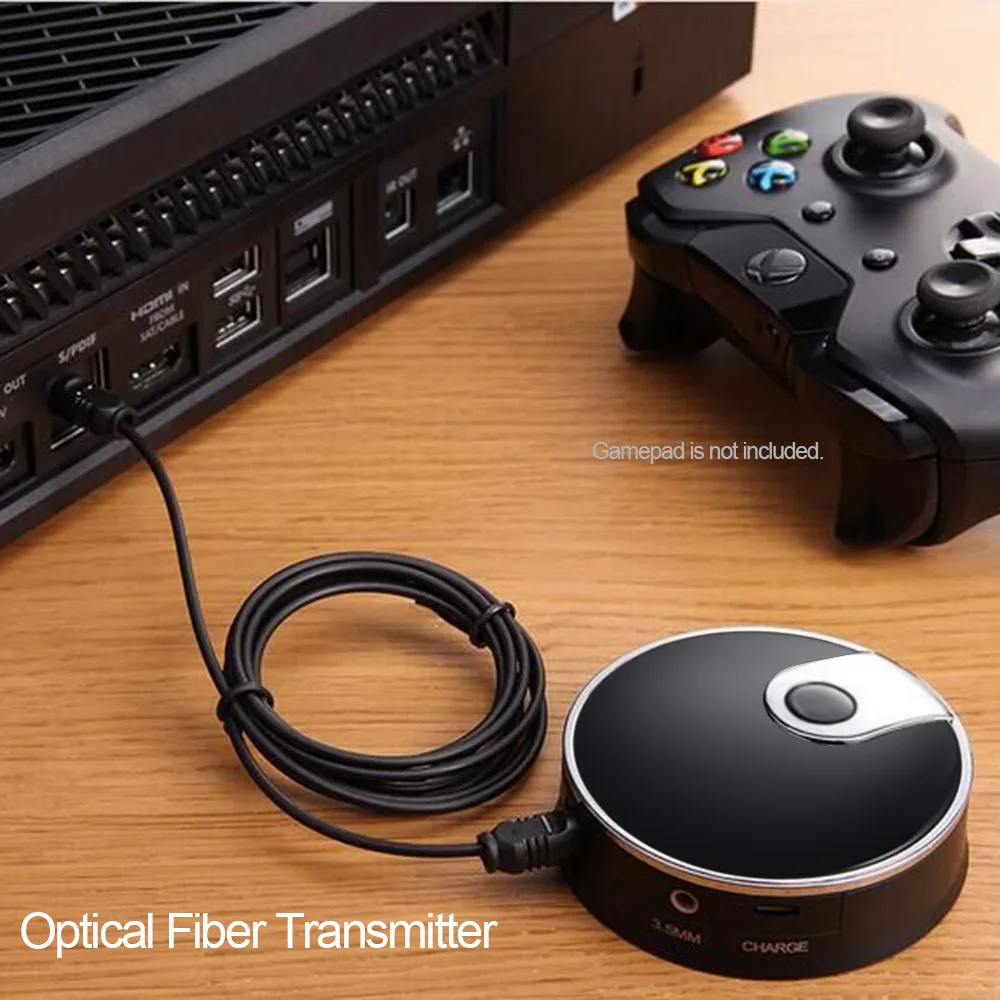 

Wireless Audio Transmitter Optical Fiber Transmission Bluetooth 4.0 Music Transmitter Coaxial 3.5mm AUX-in Input for PS4 TV New