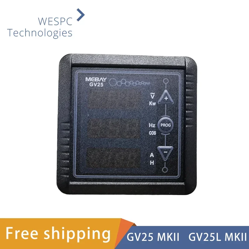 GV25 MKII Mebay Дизельный генератор Цифровой измеритель GV25L Амперметр с цифровым