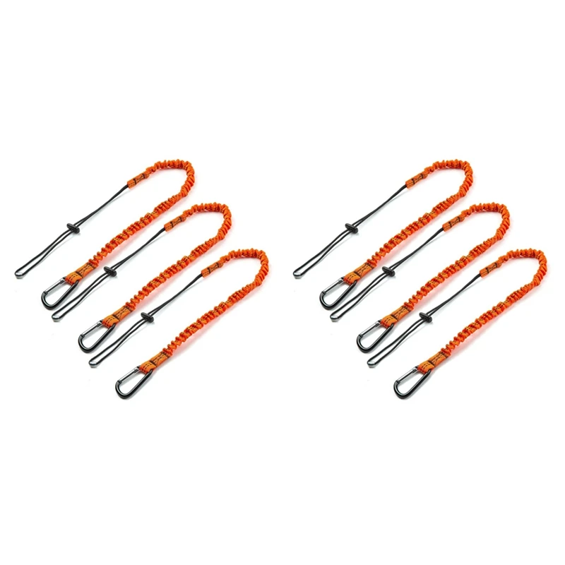 Шнурок для инструментов 6 шт. шнурок безопасности с карабином амортизирующий