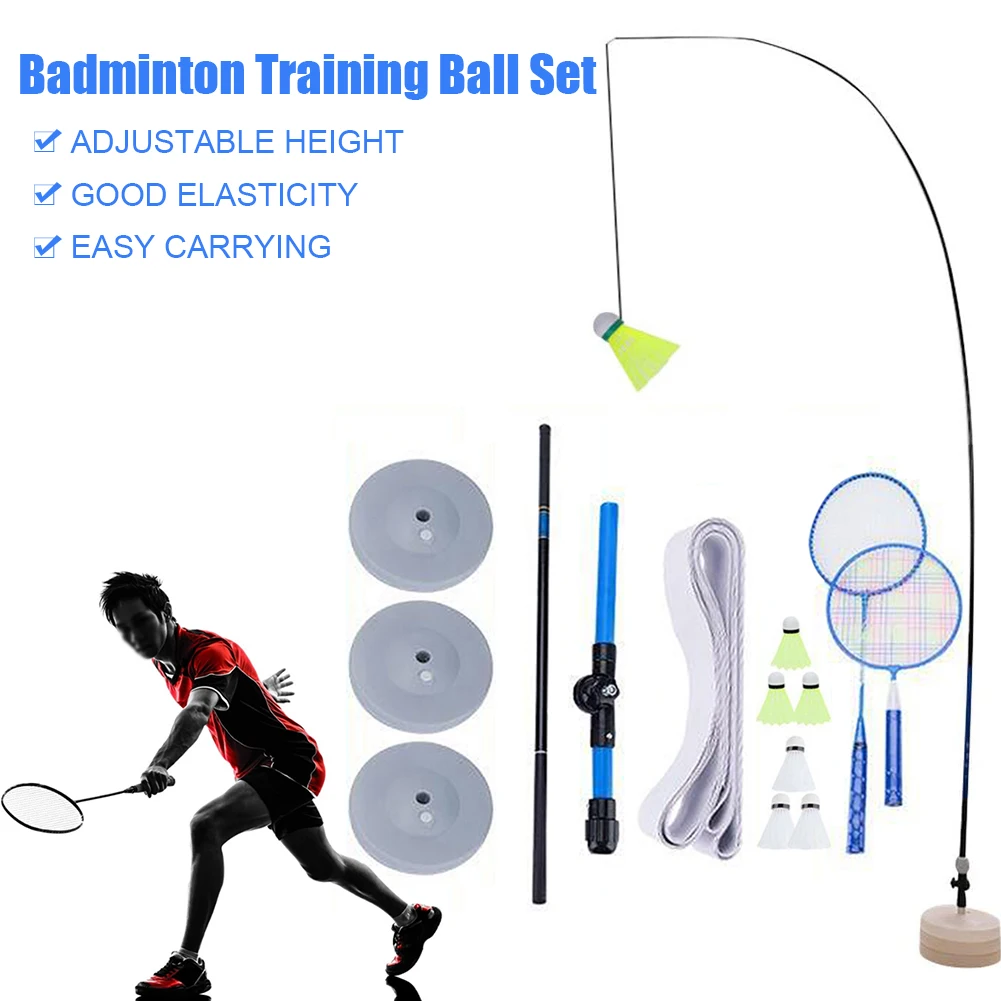 

Badminton Trainers Stretch Single Professional Badminton Accessories Automatic Rebound Robot Badminton Training Aid