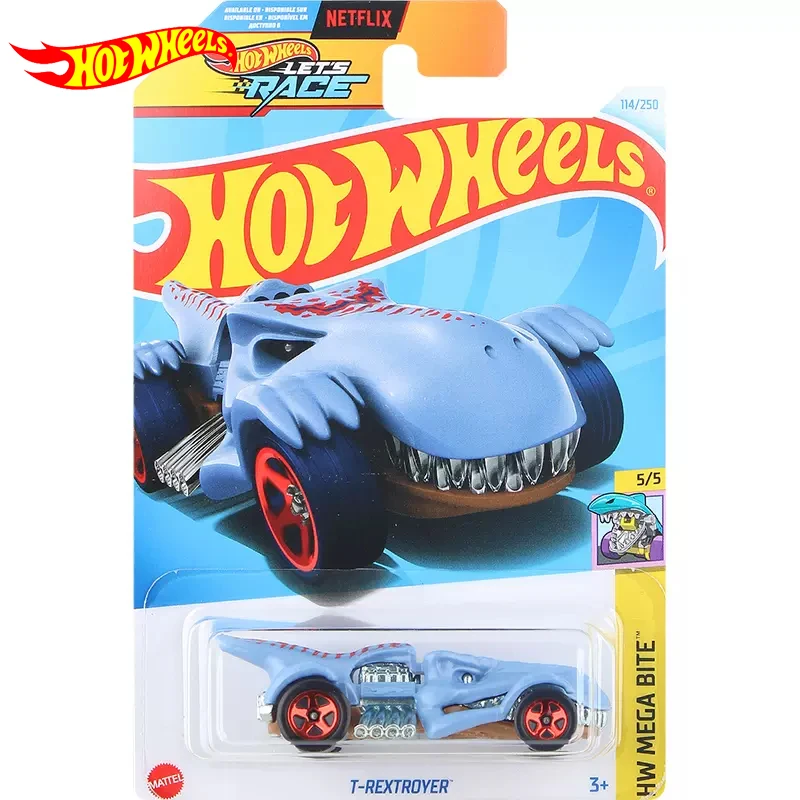 Оригинальный автомобиль Hot Wheels 24 J детские игрушки T-Rextroyer для мальчиков модель