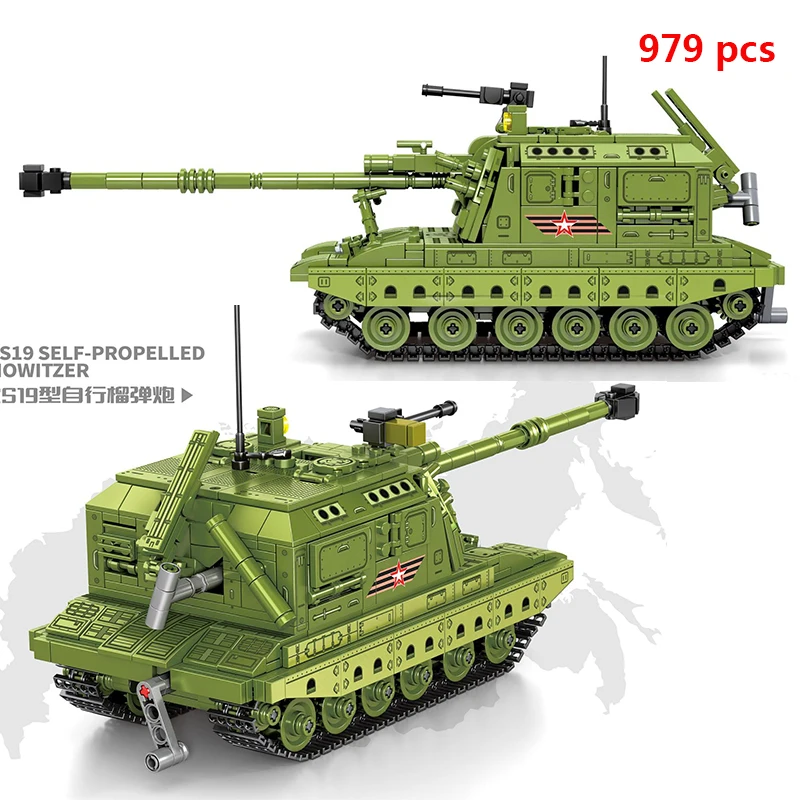 Военный танк бронированный автомобиль модель Второй мировой войны строительные