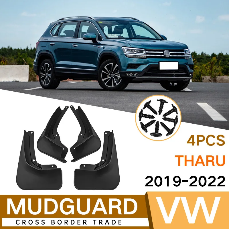 

Car Fender Mud Flaps For Volkswagen VW Tharu 2019 2020 2021 2022 Splash Guards MudFlaps Front Rear Mudguards Auto Accessories