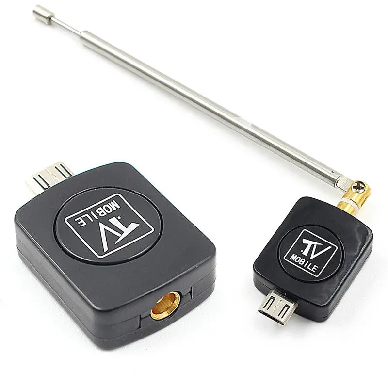 Фото Мини микро USB DVB-T тюнер ТВ приемник ключ/антенна DVB T HD цифровой мобильный телевизор HDTV спутниковый ресивер для телефона Android №4