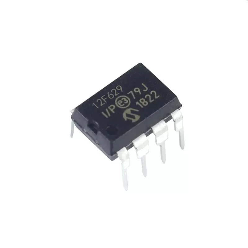 

10pcs/Lot PIC12F629-I/P DIP-8 8-Bit Microcontrollers - MCU 1.75KB 64 RAM 6 I/O Ind Temp Operating Temperature:- 40 C- + 85 C