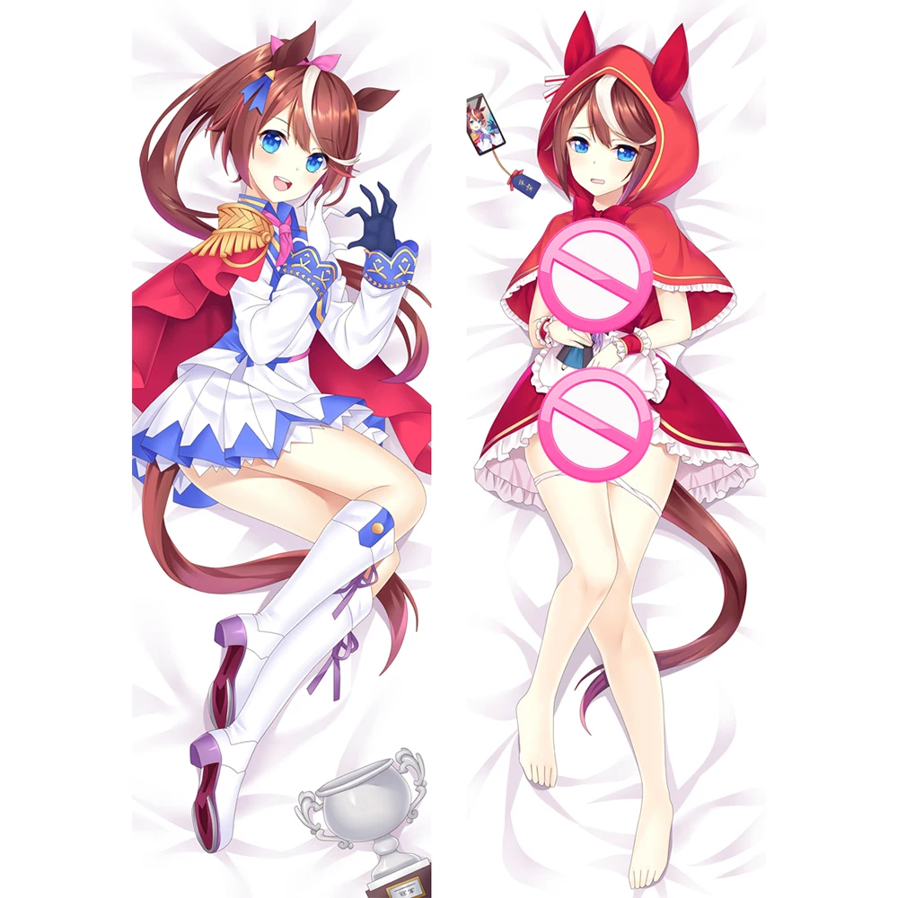 Купи Pretty Derby Tokai Teio Anime Kawaii Girl Body Pillowcase Soft Bedding Cover Pillowcase Dakimakura 2 Side Printing Otaku Gifts за 671 рублей в магазине AliExpress